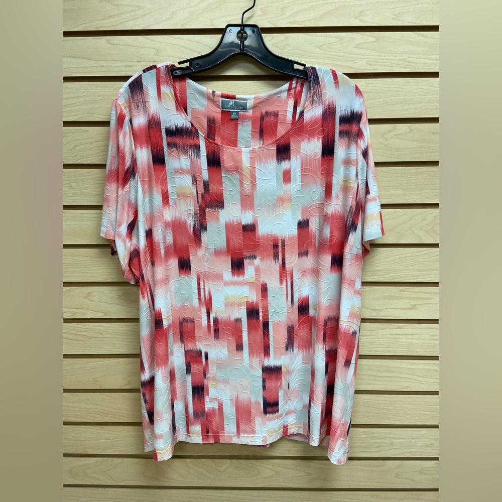 M COLLECTION GORGEOUS WOMEN SUMMER SHORT SLEEVE TOP SIZE 3X